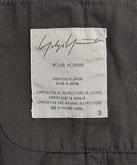 2012SS yohji yamamoto pour homme コットンジャケット（HB-J65-900）