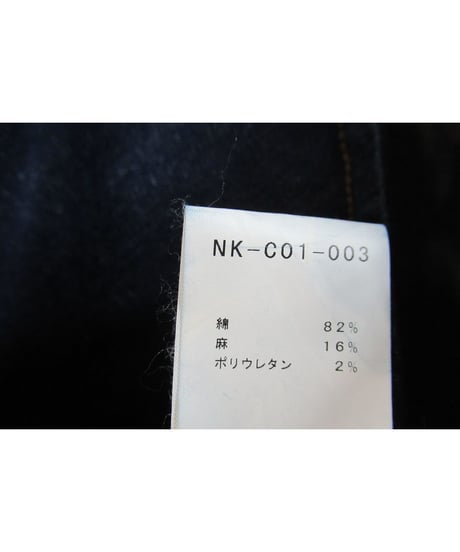 yohji yamamoto +noir Super Blue デニムポンチョ コート