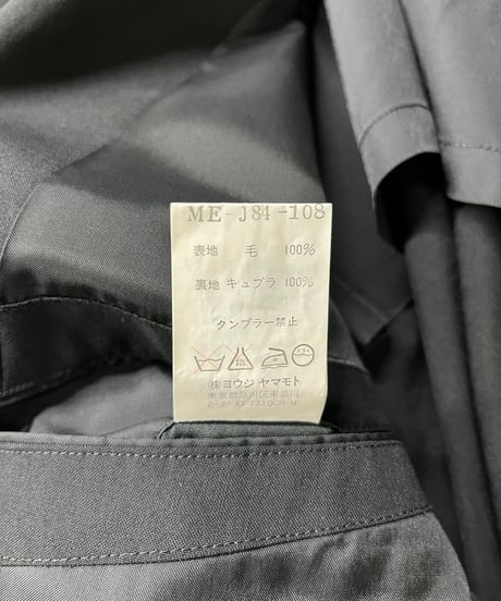 Y's for men yohji yamamoto 3釦デザインジャケット（ME-J84-108）