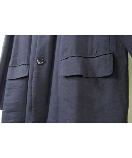 SAMPLE 90’s yohji yamamoto pour homme vintage 紺 ピークドラペルデザインジャケット（HJ-19）