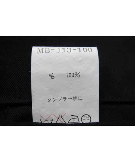Y’s for men yohji yamamoto ノーカラー ジップアップジャケット（MB-J13-100）