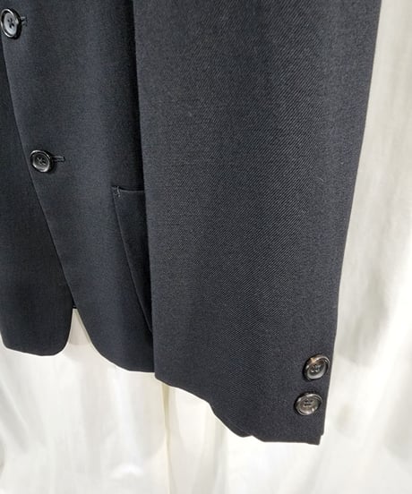 2018AW Y's for men yohji yamamoto 黒 3釦 デザインジャケット (MV-J10-116)