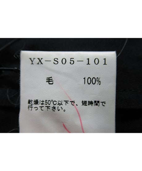 Y’s yohji yamamoto バックスリットデザインスカート（YX-S05-101）