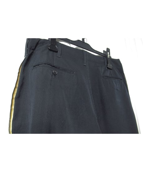 Y’s for men yohji yamamoto 紺 サイドデザイン テパードパンツ（ME-P08-100）