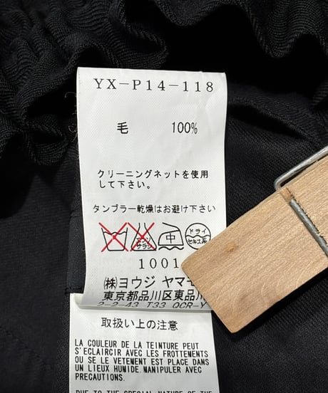 Y's yohji yamamoto ワイドパンツ（YX-P14-118）