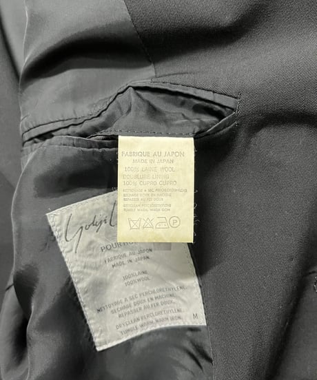 1980's yohji yamamoto pour homme 3釦ジャケット（H-J-029xxx）