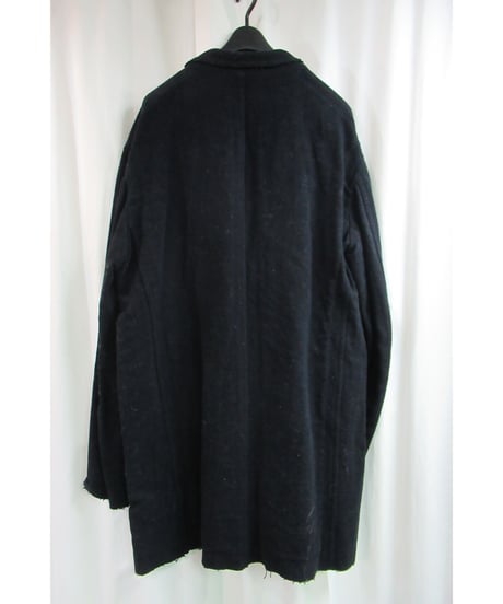 99aw yohji yamamoto pour homme vintage 黒 切りっぱなし加工ジャケット HN-J62-007
