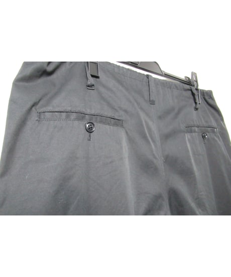12ss yohji yamamoto pour homme 脇テープデザイン コットンテーパードパンツ（HB-P74-814）