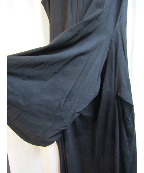 Y's yohji yamamoto レイヤード2wayデザインロングワンピース YZ-D57-080