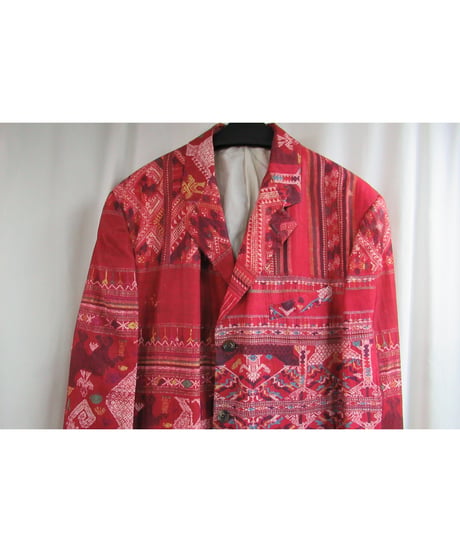 AD1991 COMME des GARCONS HOMME PLUS エスニックプリントジャケット PJ-11022S