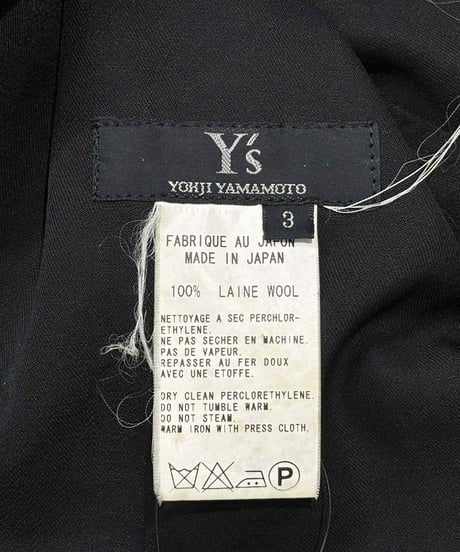 Y's yohji yamamoto ノ－スリーブワンピース（YM-D11-100）