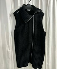 yohji yamamoto pour homme ニット ロングベスト（H-K-255xxx）