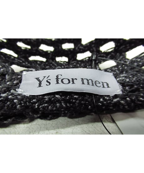 Y’s for men yohji yamamoto メッシュデザイン 中折れハット