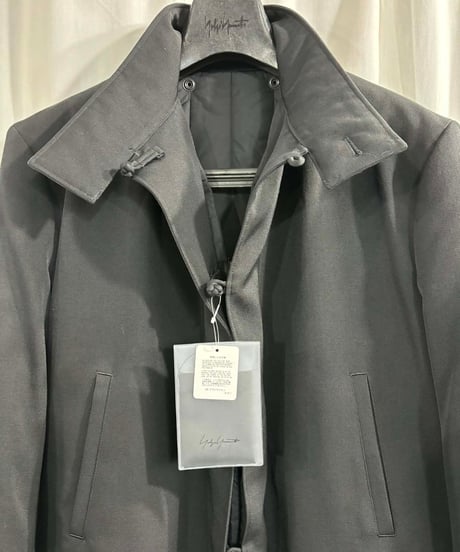 新品 2025AW yohji yamamoto pour homme ライナー付きスタンドカラーロングジャケット（HL-J12-835）