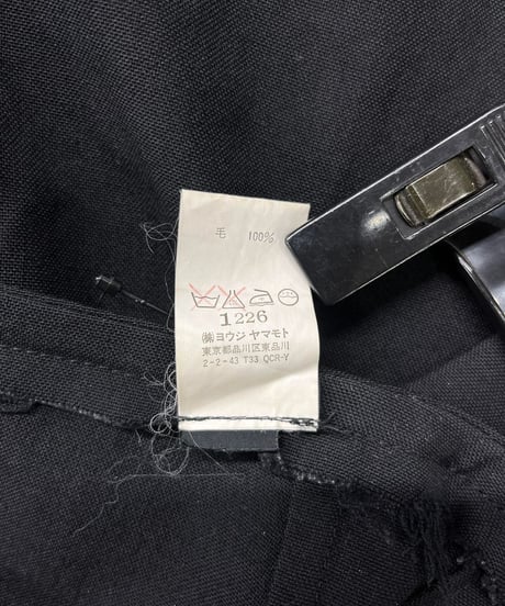 Y's yohji yamamoto 裾デザインロングスカート（YN-S11-103）