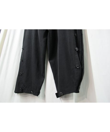 17ss yohji yamamoto pour homme  多釦 アシメリーデザインパンツ（HD-P60-500）
