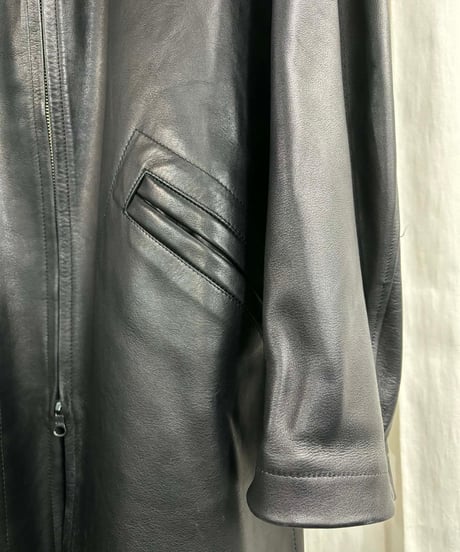 Y's for men フード付きカウレザーブルゾン（MW-C06-702）