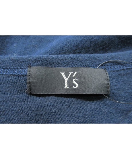 Y’s yohji yamamoto 紺 シンプルデザインカットソー（YO-T74-966）