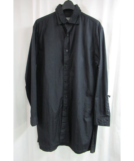 18aw yohji yamamoto pour homme 二重襟デザインロングブラウス HV-B51-016
