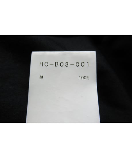 19aw yohji yamamoto pour homme バックフライフロントデザイン ブラウス（HC-B03-001）