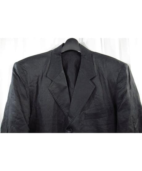 yohji yamamoto pour homme フラップポケットデザイン 麻ジャケット（HZ-J34-349）