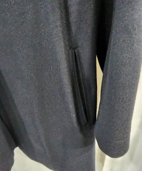 2020aw yohji yamamoto pour homme スナップ釦 黒 ベルト付き コート （HR-C31-146）