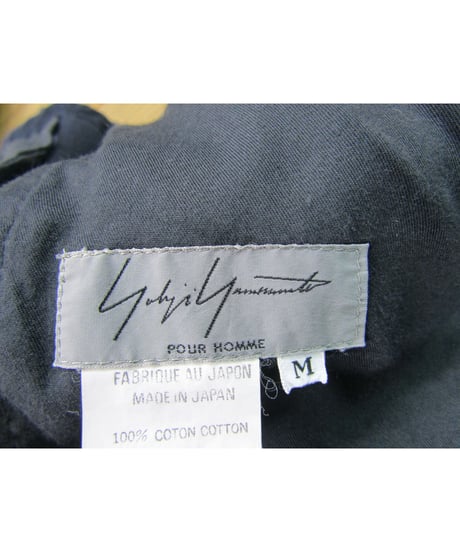 97ss yohji yamamoto POUR HOMME vintage 紺シンプル紐パンツ HU-P72-085