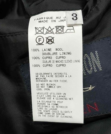 2019AW REGULATION yohji yamamoto MEN ドクタージャケット（HC-J01-140）