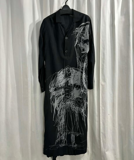 yohji yamamoto +NOIR レ－ヨンワンピース（NN-D25-212）