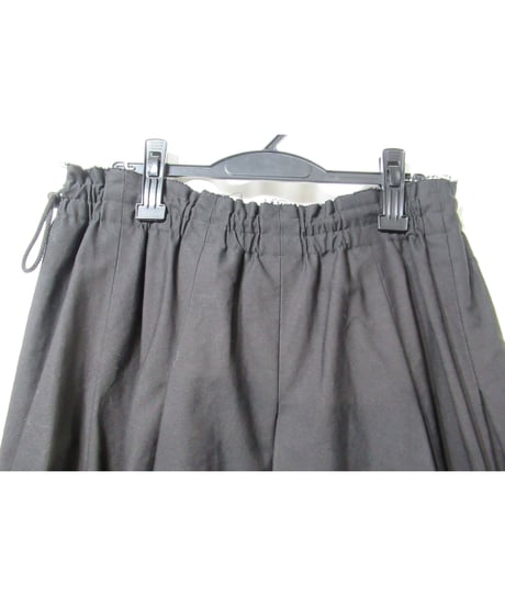 REGULATION yohji yamamoto femme コットン プリーツスカート（FE-S52-002）