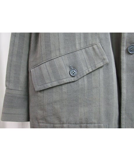 LIMI feu yohji yamamoto ストライプショートジャケット LM-J09-009