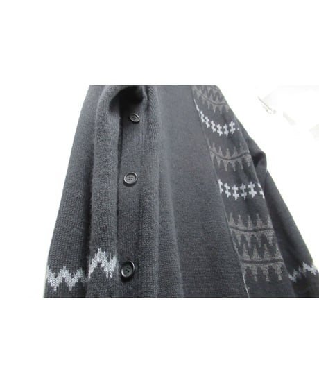 18aw yohji yamamoto pour homme ニットデザイン ロングワンピース（HV-K36-886）