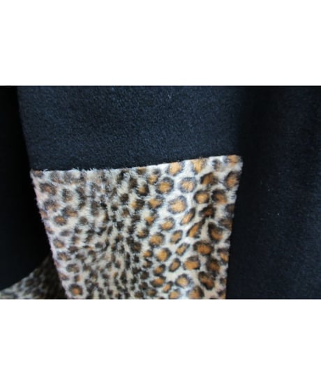 92aw yohji yamamoto pour homme vintage ヒョウ柄切替えデザインジャケット HS-J26-818