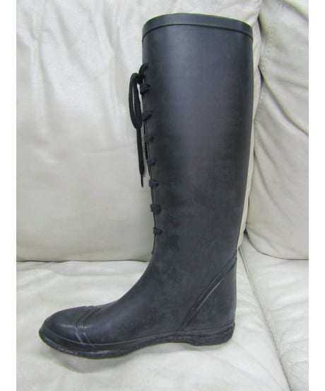 10aw yohji yamamoto femme レースアップレインブーツ FC-E02-992