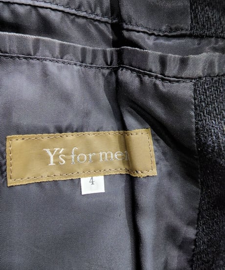 Y's for men yohji yamamoto 黒　ミリタリージャケット (MN-Y03-130)