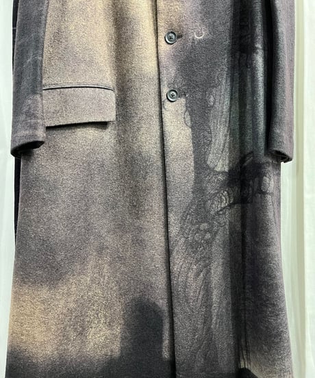 2022AW yohji yamamot pour homme ストール付きロングジャケット（HE-J40-168）