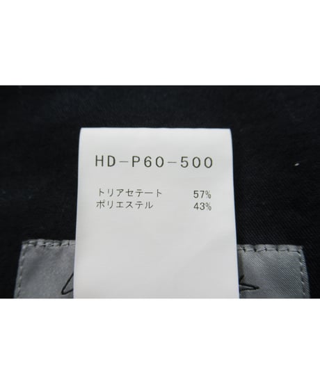 17ss yohji yamamoto pour homme  多釦 アシメリーデザインパンツ（HD-P60-500）