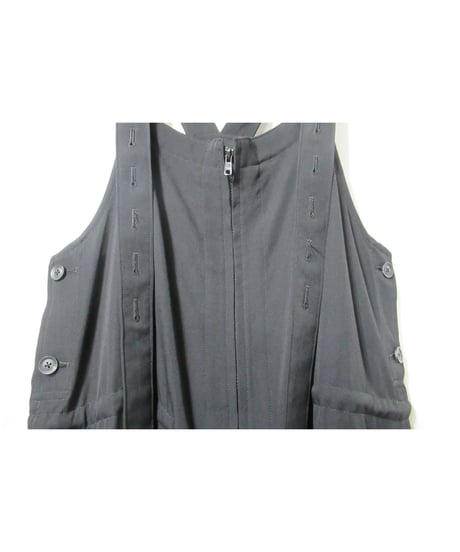 2019ss yohji yamamoto pour homme デザインワイドオーバーオール（HH-D07-100）