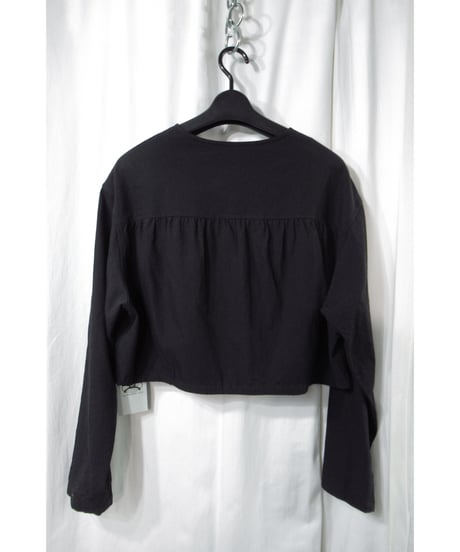 90’s Y’s yohji yamamoto vintage ノーカラー デザインショートジャケット（YQ-J02-103）