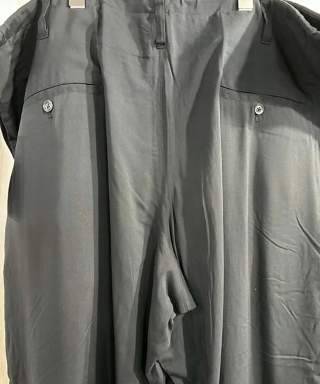 2019SS yohji yamamoto pour homme 刺繡ワイドパンツ（HH-P59-281）