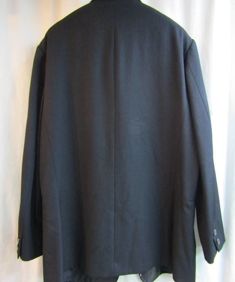 96aw yohji yamamoto pour homme vintage レザー切替デザインジャケット HG-J99-806