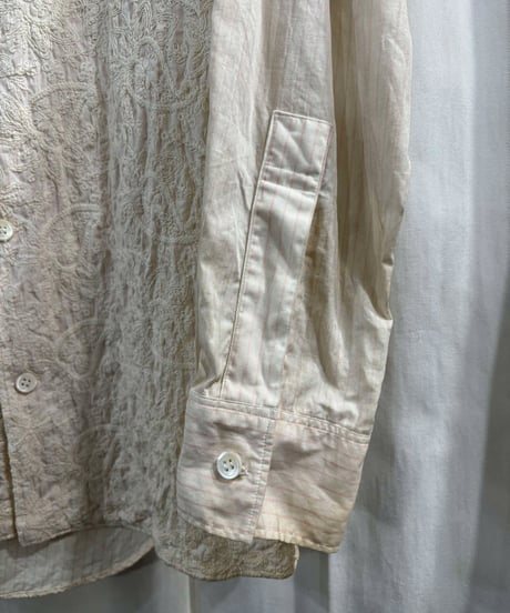 1980's yohji yamamoto pour homme vintage 刺繡ブラウス（H-B-136xxx）