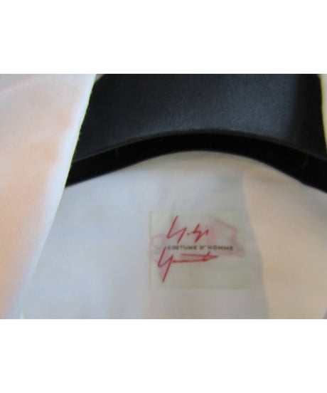 yohji yamamoto COSTUME D’ HOMME フライフロント 素材切替ブラウス HJ-B92-046