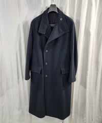 2019aw yohji yamamoto pour homme 黒 デザインコート (HC-C10-90)