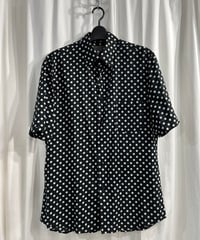 2017SS yohji yamamoto pour homme ドット半袖シャツ（HD-B51-034）