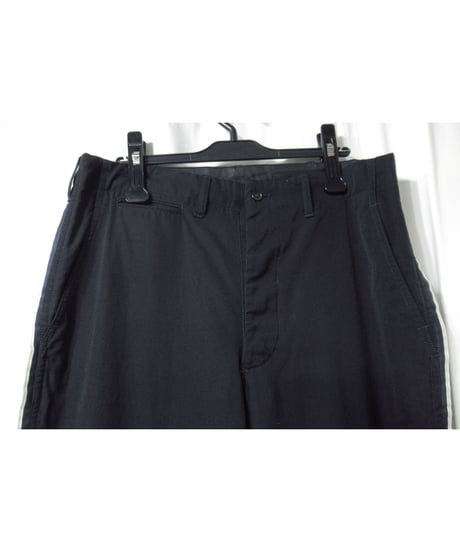 Y’s for men yohji yamamoto 紺 サイドデザイン テパードパンツ（ME-P08-100）