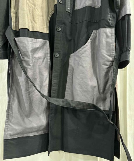 美品 2021AW yohji yamamoto pour homme ロングブラウス（HW-B57-035）