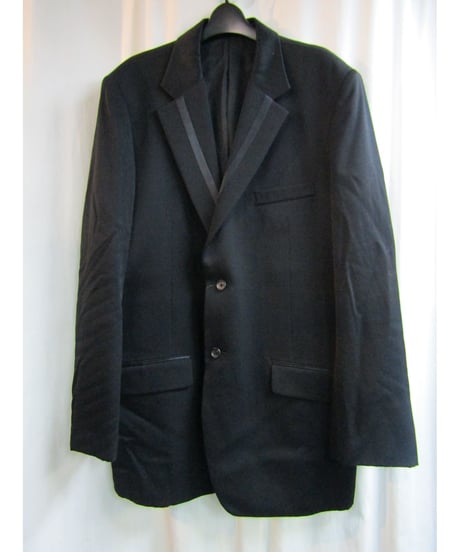 07aw yohji yamamoto pour homme 黒 タキシードクロス デザインジャケット HX-J30-105