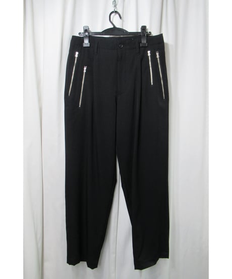 19ss yohji yamamoto pour homme デザインファスナー パンツ（HH-P38-100）