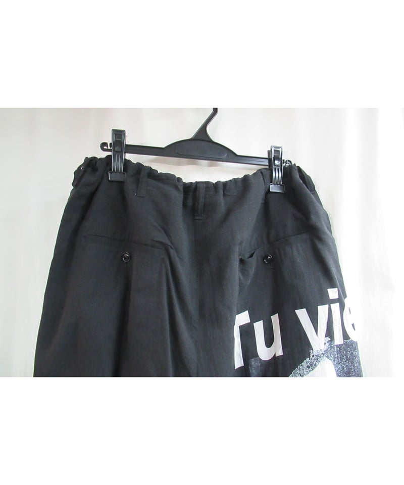 18aw BLACK Scandal yohji yamamoto pour homme 般若
